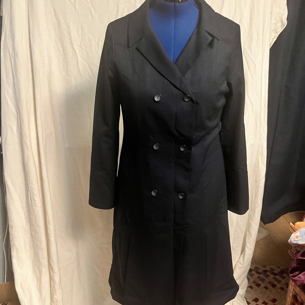 Pendleton Dark Blue Trench Coat Classic Timeless Design